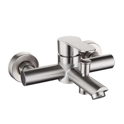 OEM 15L/Min 스테인레스 스틸 바스 꼭지 닦은 크롬 도금